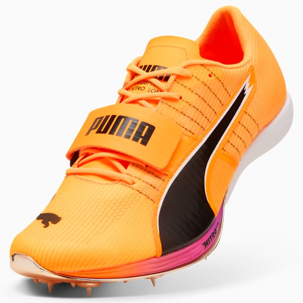 evoSPEED NITRO™ Long Jump Track & Field Sprinting Spikes, Sun Stream-Pure Magenta-PUMA Black, extralarge