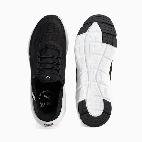 ユニセックス ソフトライド フレックスレース イーズイン ALT ワイド ランニングシューズ, PUMA Black-PUMA White, extralarge-JPN