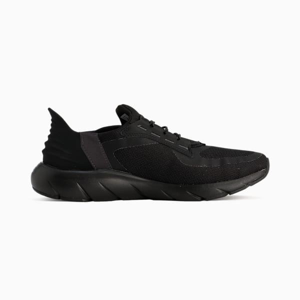 ユニセックス ソフトライド フレックスレース イーズイン ALT ワイド ランニングシューズ, PUMA Black-Flat Dark Gray, extralarge-JPN