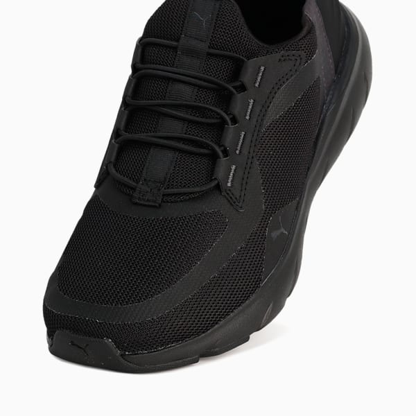 ユニセックス ソフトライド フレックスレース イーズイン ALT ワイド ランニングシューズ, PUMA Black-Flat Dark Gray, extralarge-JPN