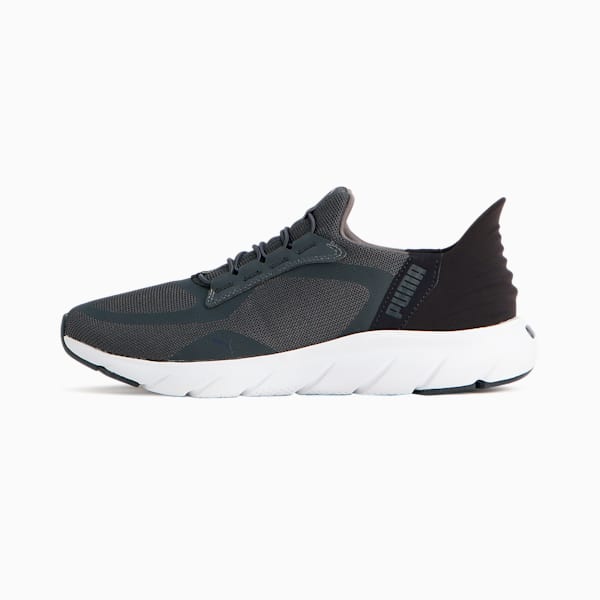ユニセックス ソフトライド フレックスレース イーズイン ALT ワイド ランニングシューズ, Strong Gray-New Navy, extralarge-JPN