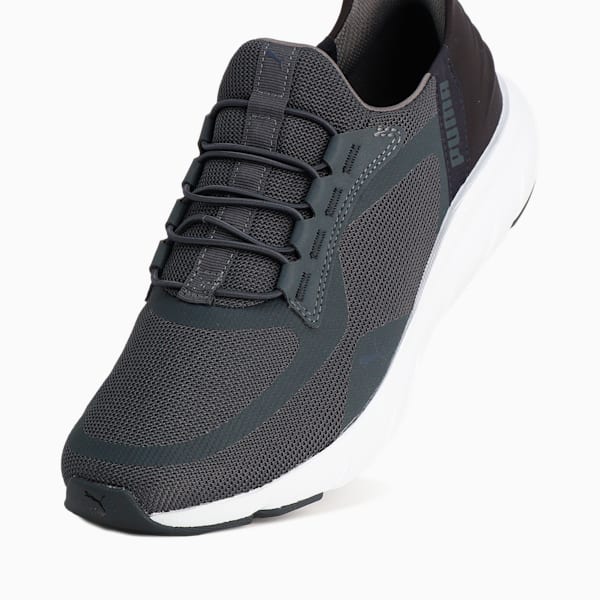 ユニセックス ソフトライド フレックスレース イーズイン ALT ワイド ランニングシューズ, Strong Gray-New Navy, extralarge-JPN