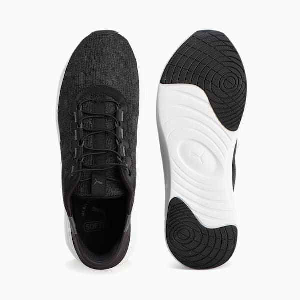 ユニセックス ソフトライド クルーズ イーズイン ランニングシューズ, PUMA Black-Flat Dark Gray-Shadow Gray, extralarge-JPN