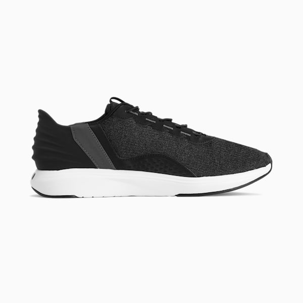 ユニセックス ソフトライド クルーズ イーズイン ランニングシューズ, PUMA Black-Flat Dark Gray-Shadow Gray, extralarge-JPN