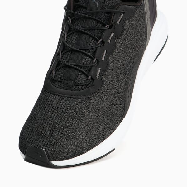 ユニセックス ソフトライド クルーズ イーズイン ランニングシューズ, PUMA Black-Flat Dark Gray-Shadow Gray, extralarge-JPN