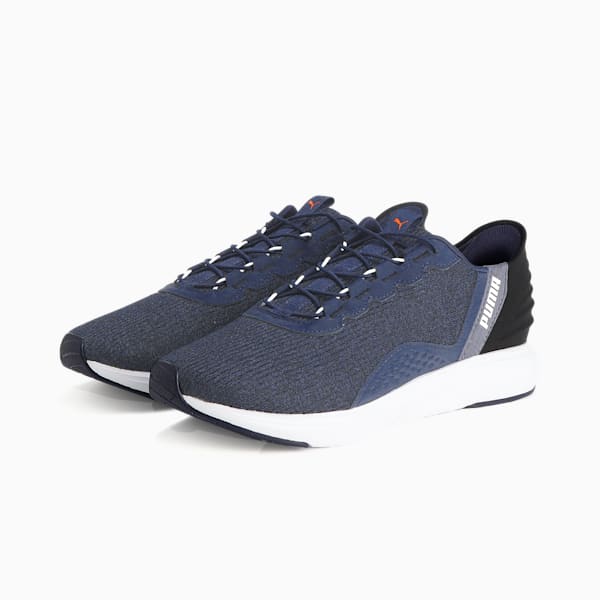 ユニセックス ソフトライド クルーズ イーズイン ランニングシューズ, PUMA Navy-PUMA Black, extralarge-JPN