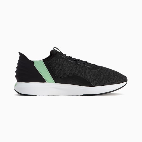 ユニセックス ソフトライド クルーズ イーズイン ランニングシューズ, PUMA Black-Flat Dark Gray-Spring Fern, extralarge-JPN