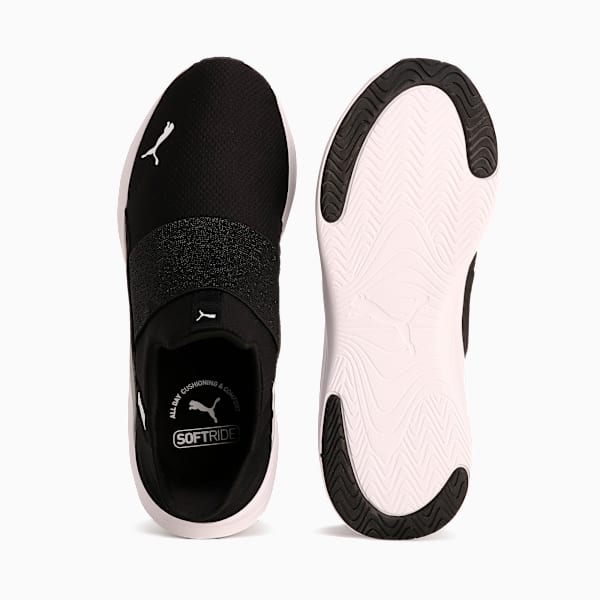 ウィメンズ ソフトライド ハーモニー イーズイン GL ランニングシューズ, PUMA Black-PUMA White, extralarge-JPN