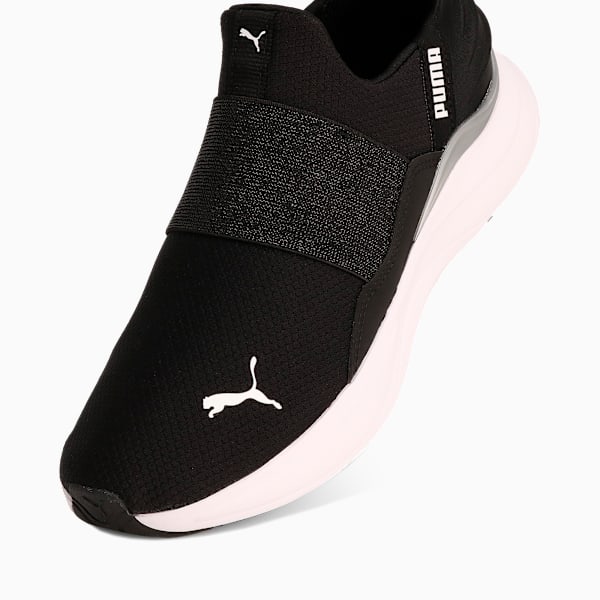 ウィメンズ ソフトライド ハーモニー イーズイン GL ランニングシューズ, PUMA Black-PUMA White, extralarge-JPN