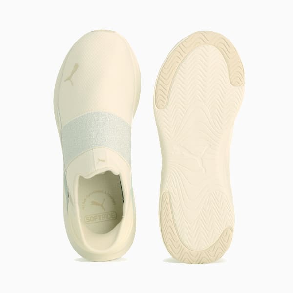 ウィメンズ ソフトライド ハーモニー イーズイン GL ランニングシューズ, Frosted Ivory-Toasted Almond, extralarge-JPN