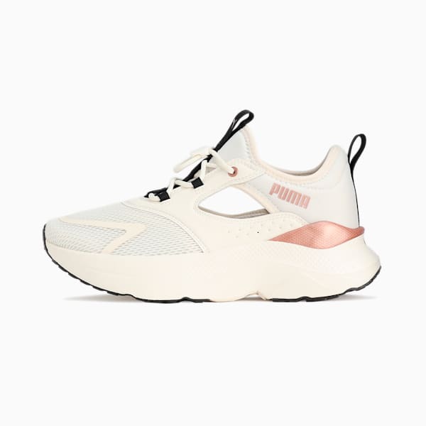 ウィメンズ ソフトライド メイブ ミュール スニーカー, Warm White-Rose Gold-PUMA Black, extralarge-JPN