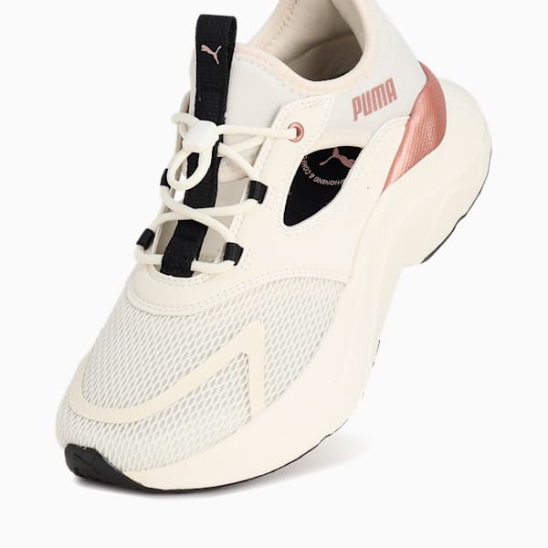ウィメンズ ソフトライド メイブ ミュール スニーカー, Warm White-Rose Gold-PUMA Black, extralarge-JPN