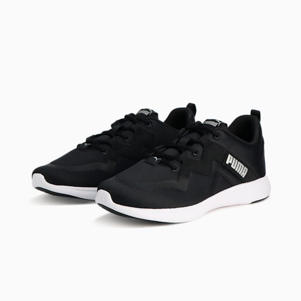 ユニセックス ソフトライド バイタル MU ランニングシューズ, PUMA Black-PUMA Silver, extralarge-JPN
