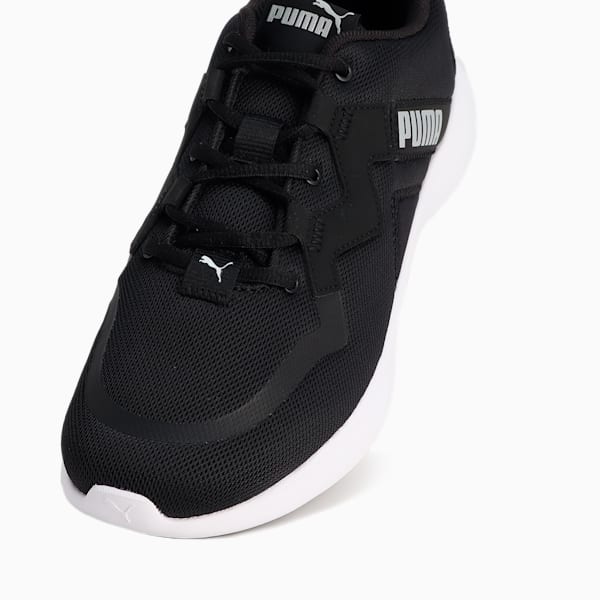 ユニセックス ソフトライド バイタル MU ランニングシューズ, PUMA Black-PUMA Silver, extralarge-JPN