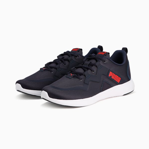 ユニセックス ソフトライド バイタル MU ランニングシューズ, New Navy-For All Time Red, extralarge-JPN