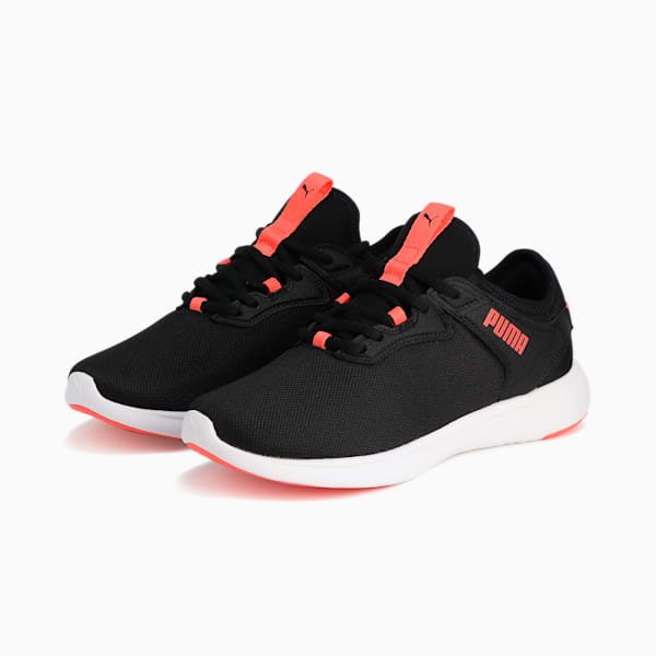 ウィメンズ ソフトライド バイタル 2 フェミ NU ランニングシューズ, PUMA Black-Peach Frost, extralarge-JPN