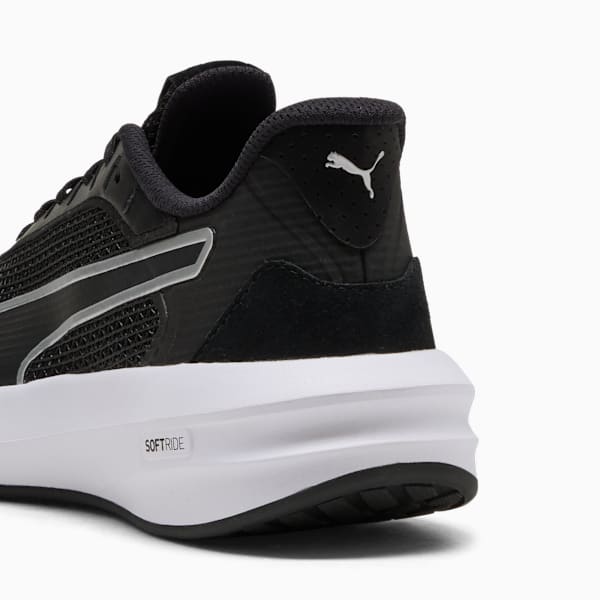 ウィメンズ ソフトライド コートニー ランニングシューズ, PUMA Black-PUMA White-PUMA Silver, extralarge-JPN