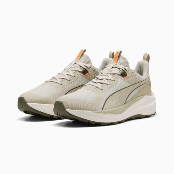 Tenis de running para senderos unisex Flare Pro, Desert Dust-Loden Green, extralarge