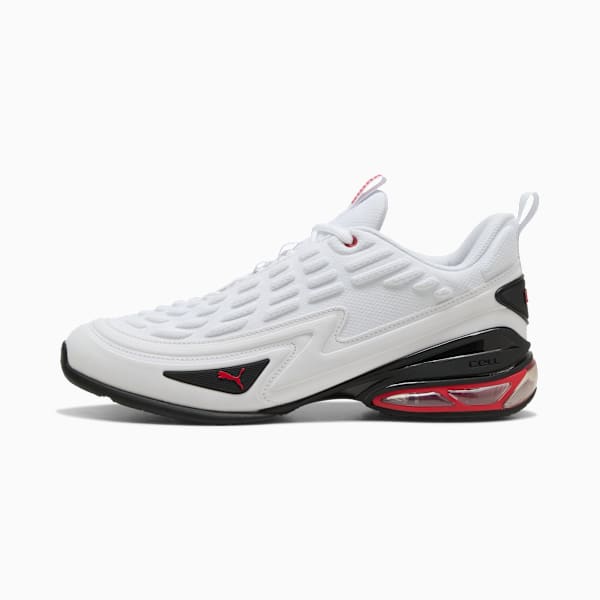 Meza Sneakers, PUMA White-PUMA Black-For All Time Red, extralarge
