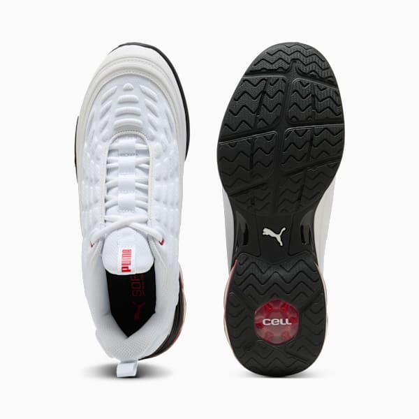 Meza Sneakers, PUMA White-PUMA Black-For All Time Red, extralarge