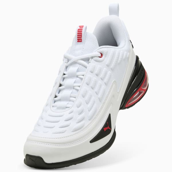 Meza Sneakers, PUMA White-PUMA Black-For All Time Red, extralarge