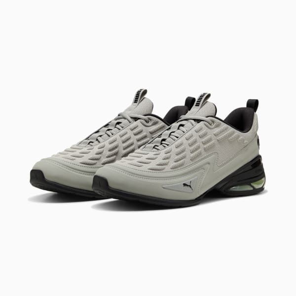 Meza Sneakers, Smokey Gray-PUMA Black-Fizzy Light-Mint Melt, extralarge