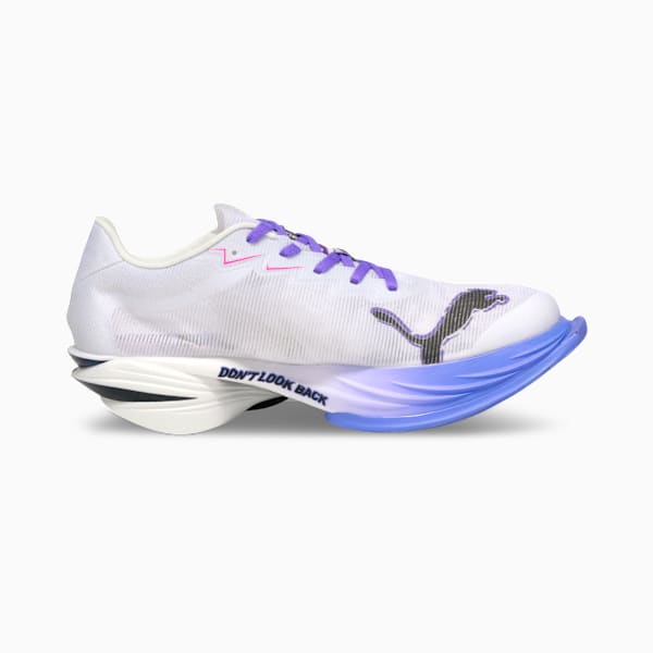 FAST-R NITRO™ Elite 3 DIGITOKYO Men's Running Shoes, PUMA White-Dark Amethyst-PUMA Black-Fluro Pink Pes, extralarge-IND