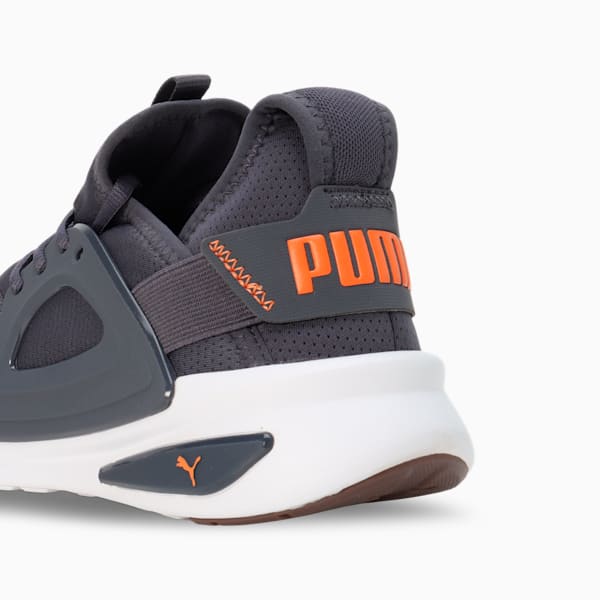 Softride Enzo Evo Running Shoes, Galactic Gray-Rickie Orange-Gum, extralarge-IND