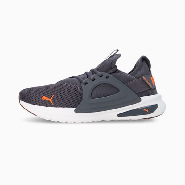 Softride Enzo Evo Running Shoes, Galactic Gray-Rickie Orange-Gum, extralarge-IND