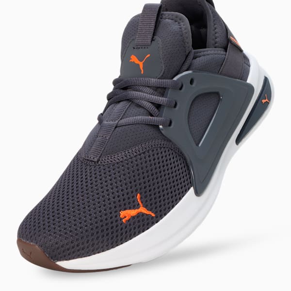 Softride Enzo Evo Running Shoes, Galactic Gray-Rickie Orange-Gum, extralarge-IND