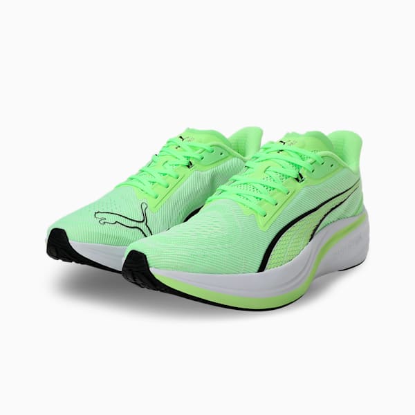 Darter Pro Res Running Shoes, Fizzy Apple-PUMA Black, extralarge-IND