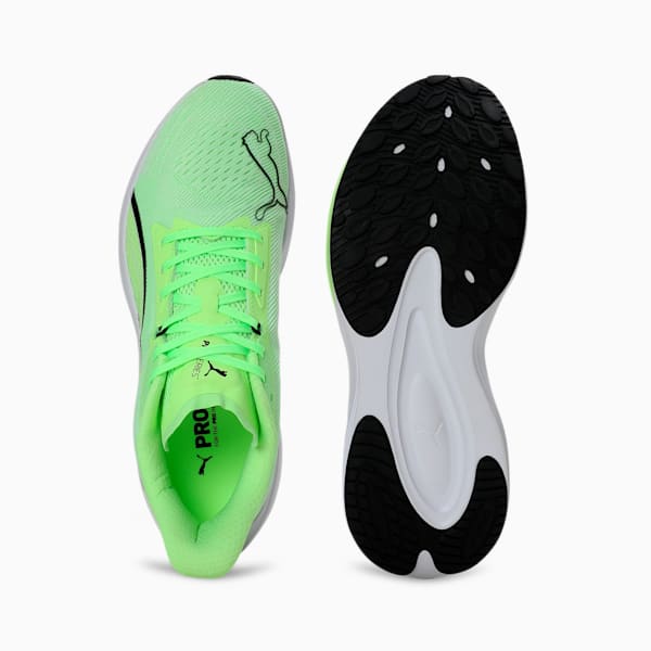 Darter Pro Res Running Shoes, Fizzy Apple-PUMA Black, extralarge-IND