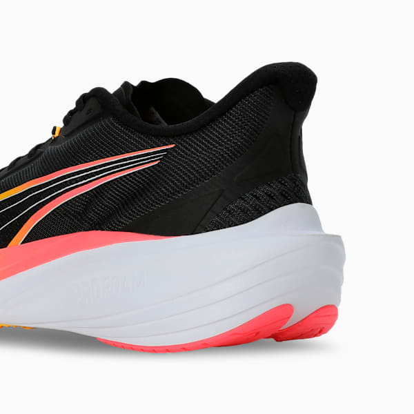 Darter Pro Running Shoes, PUMA Black-Sun Stream, extralarge-IND
