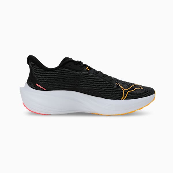 Darter Pro Running Shoes, PUMA Black-Sun Stream, extralarge-IND