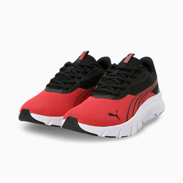 Flex Focus Lite Modern Res Running Shoes, For All Time Red-PUMA Black, extralarge-IND