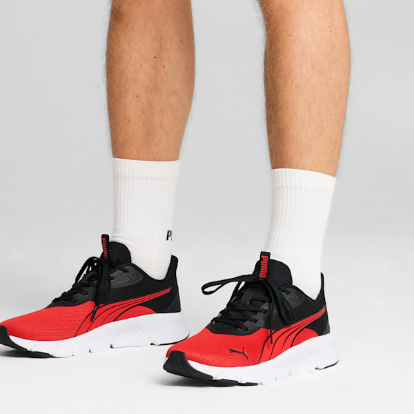 Flex Focus Lite Modern Res Running Shoes, For All Time Red-PUMA Black, extralarge-IND