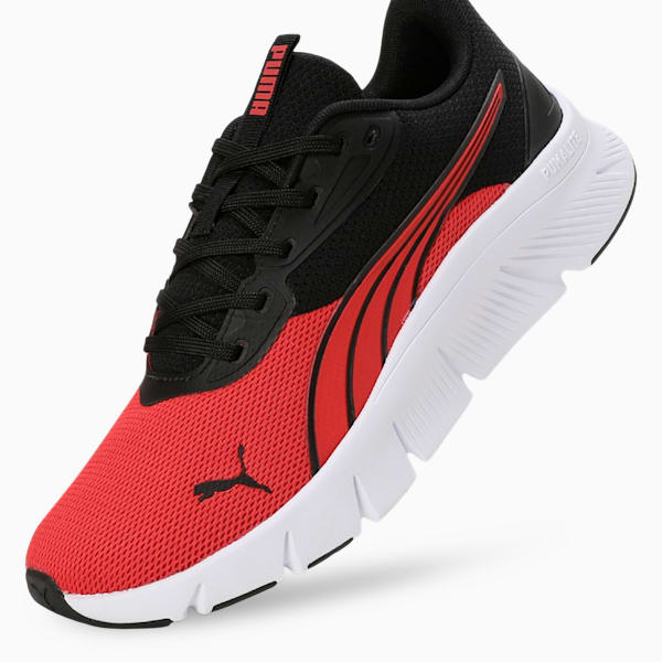 Flex Focus Lite Modern Res Running Shoes, For All Time Red-PUMA Black, extralarge-IND