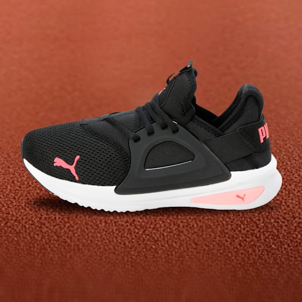 Softride Enzo Evo Women's Lightweight Running Shoes, PUMA Black-Fire Orchid-PUMA White, extralarge-IND