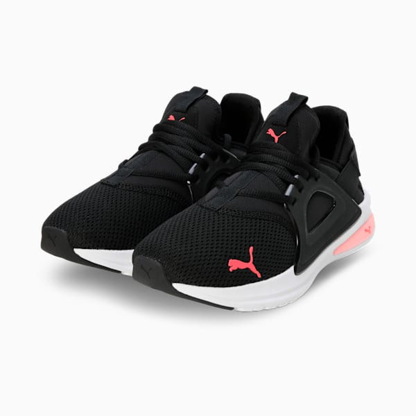 Softride Enzo Evo Women's Lightweight Running Shoes, PUMA Black-Fire Orchid-PUMA White, extralarge-IND