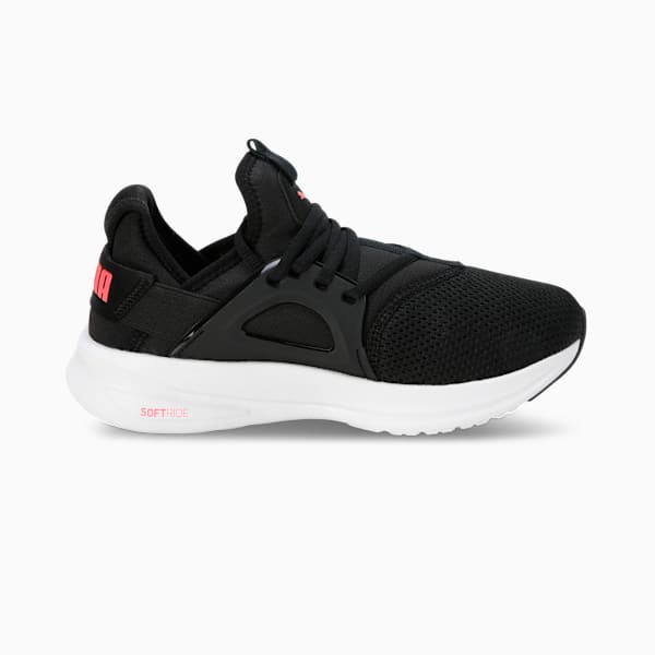 Softride Enzo Evo Women's Lightweight Running Shoes, PUMA Black-Fire Orchid-PUMA White, extralarge-IND