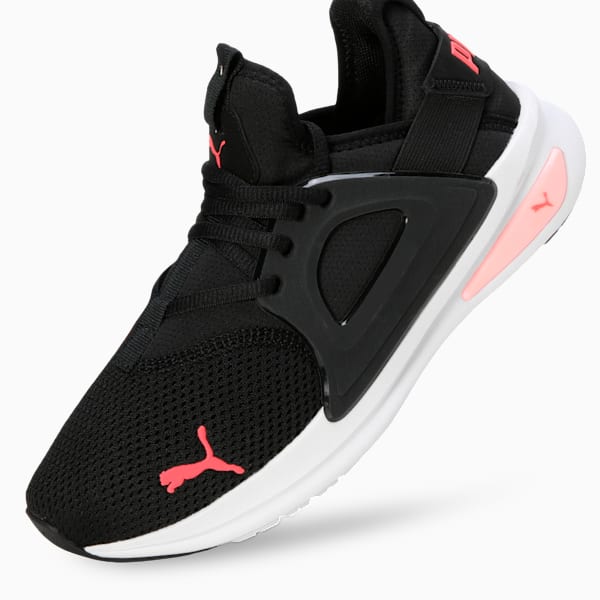 Softride Enzo Evo Women's Lightweight Running Shoes, PUMA Black-Fire Orchid-PUMA White, extralarge-IND
