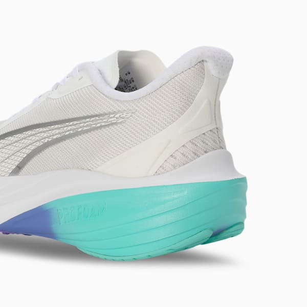 Darter Pro Fade Womens Extreme Lightweight Running Shoes, PUMA White-Electric Peppermint, extralarge-IND