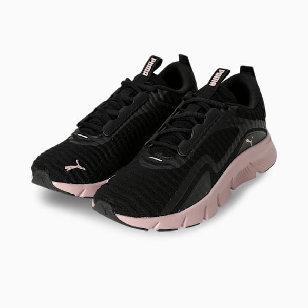 FlexFocus Lite Better Women's Performance Running Shoes, PUMA Black-Mauve Mist, extralarge-IND
