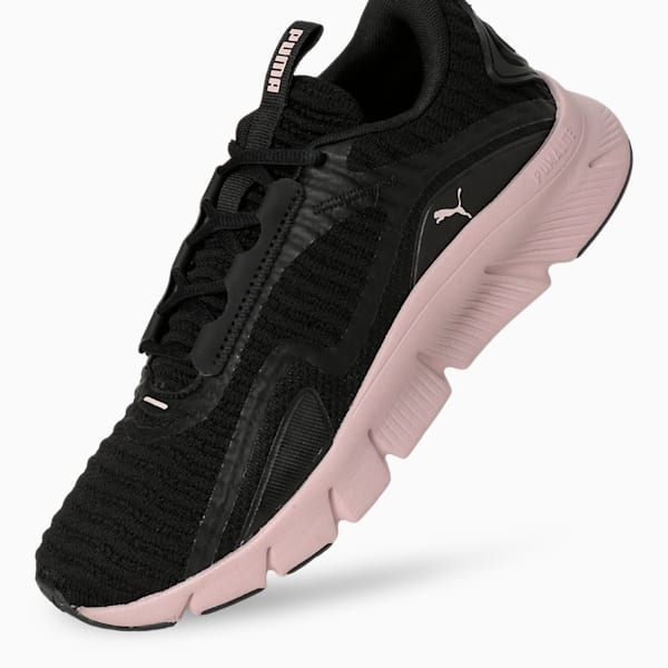 FlexFocus Lite Better Women's Performance Running Shoes, PUMA Black-Mauve Mist, extralarge-IND