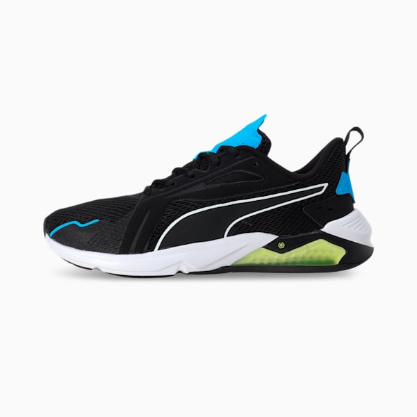 LQDCELL Method Res Men's Training Shoes, Puma Black-Nrgy Blue-Fizzy Yellow, extralarge-IND