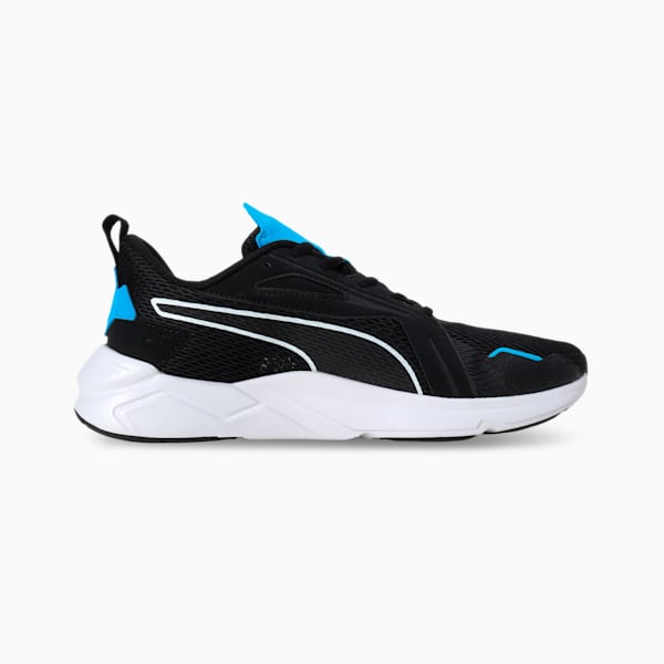 LQDCELL Method Res Men's Training Shoes, Puma Black-Nrgy Blue-Fizzy Yellow, extralarge-IND