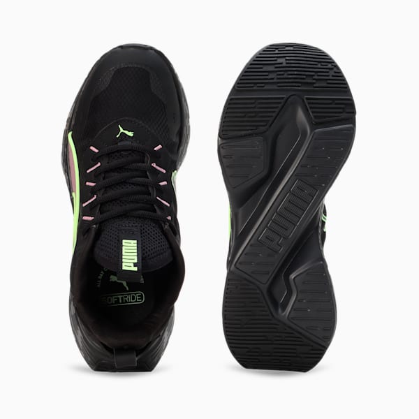 Softride Sway Res Women's Running Shoes, PUMA Black-Mauved Out-Fizzy Apple, extralarge-IND