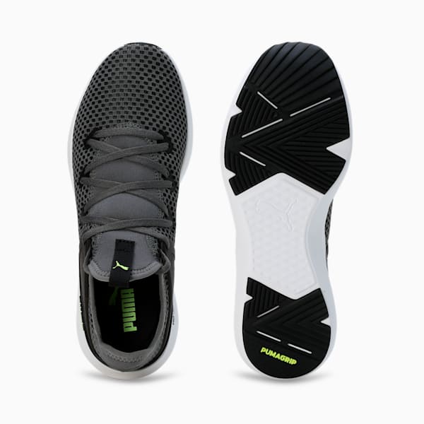 Pure XT Fresh Men's Training Shoes, CASTLEROCK-Puma Black-Lime Squeeze, extralarge-IND
