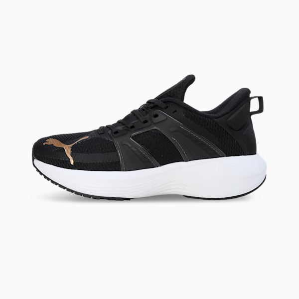 Scend Progressive Res Women's Running Shoes, PUMA Black-Puma Team Gold, extralarge-IND
