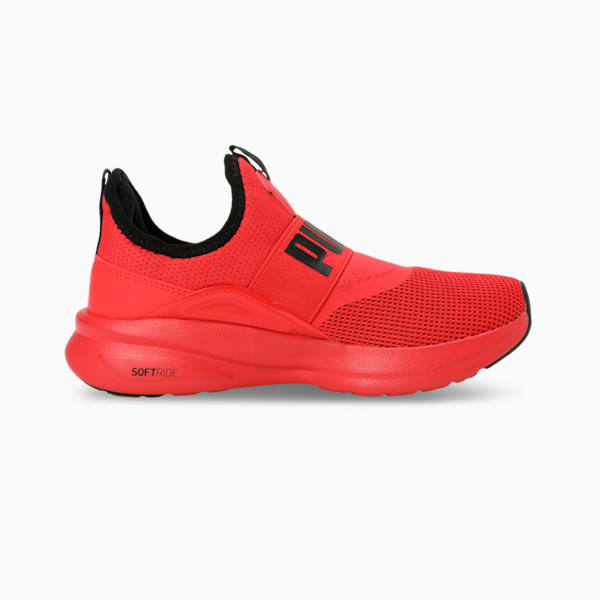 Kids Softride Enzo Evo Slip-On Shoes, For All Time Red-PUMA Black, extralarge-IND
